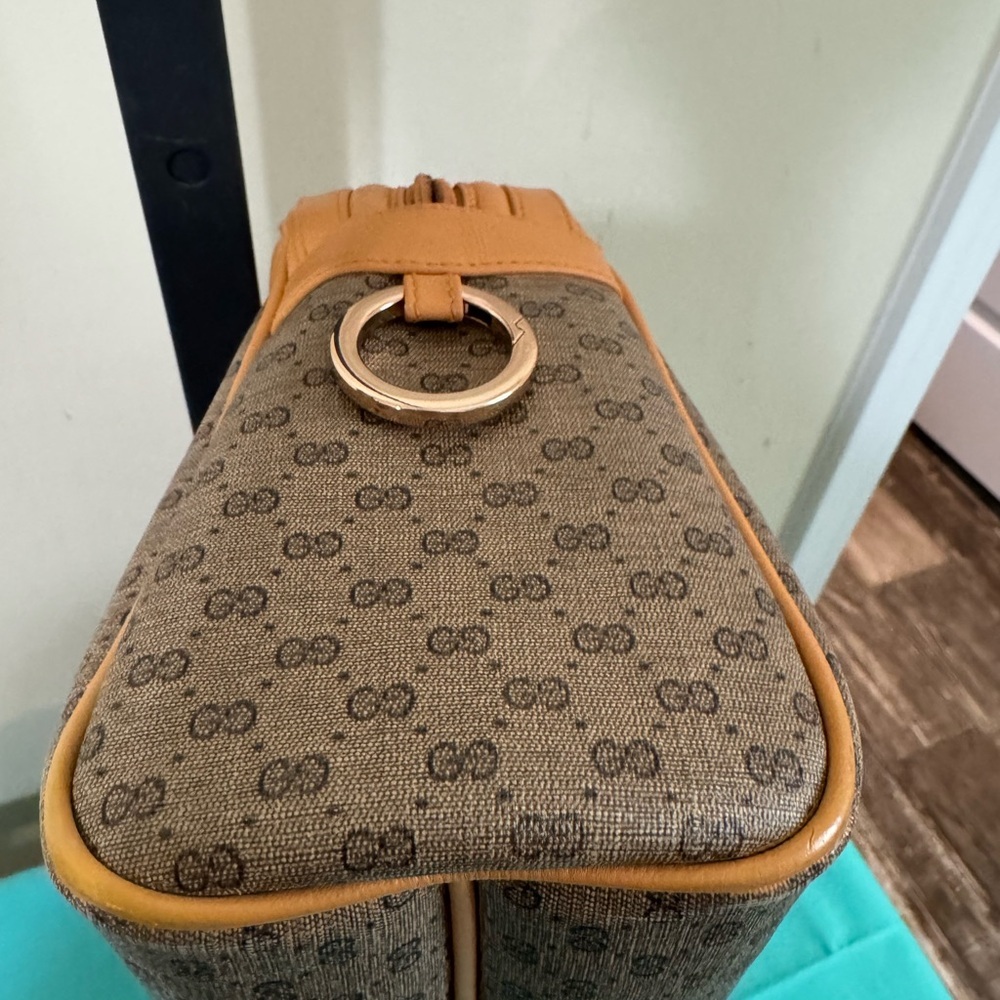 Gucci Micro Logo Beige and Taupe Handbag - Picture 4 of 14